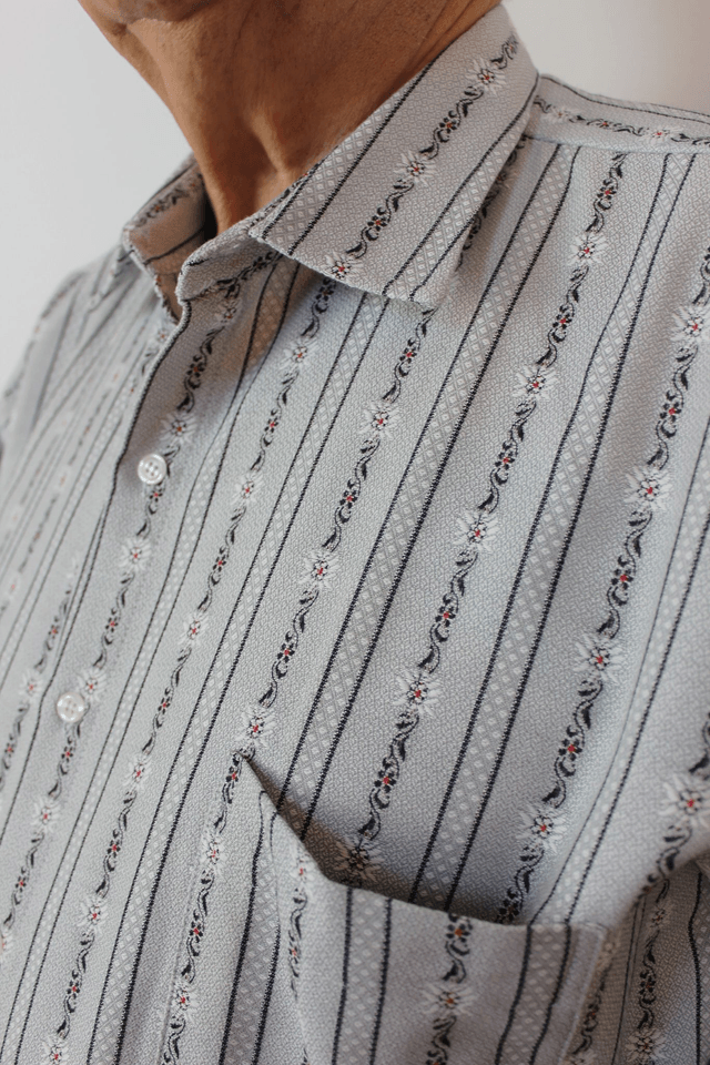 Chemise avec Col L.M Gris