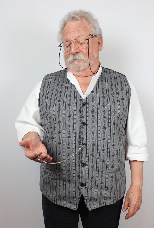 Gilet, dos en satin