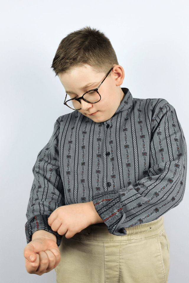 Chemise Enfant Anthracite