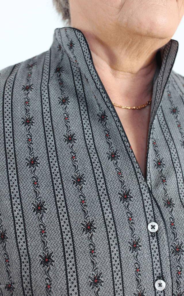Chemise décolleté L.M Anthracite