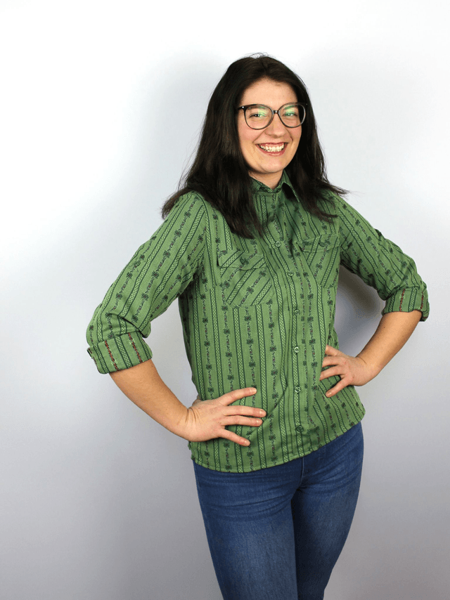 Chemise COOL MAX avec Col L.M Verte