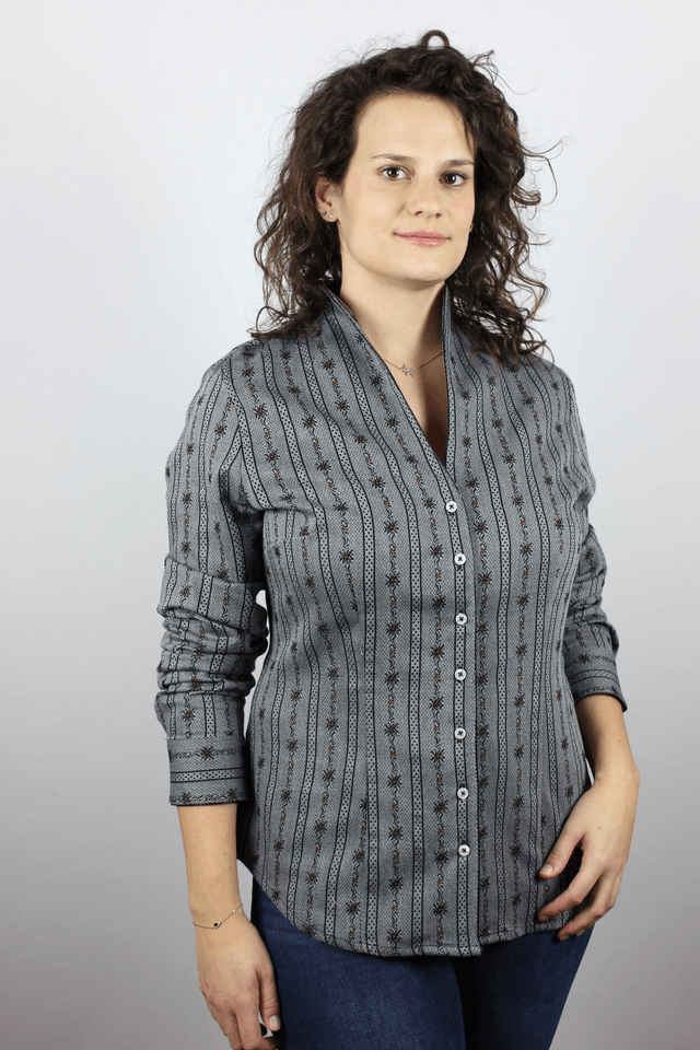 Chemise décolleté L.M Anthracite