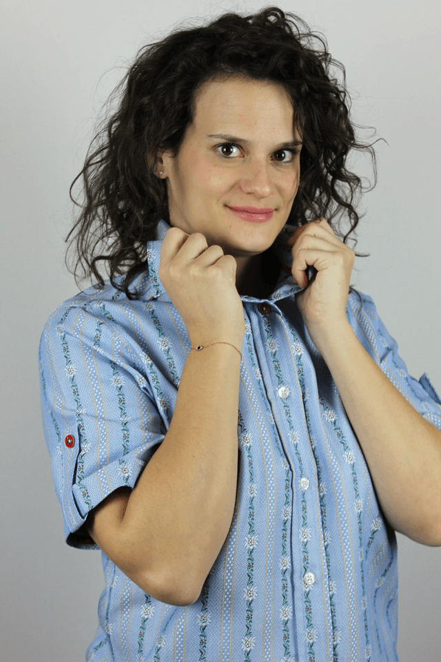 Cool Max Chemise avec Col M.C Bleu Ciel