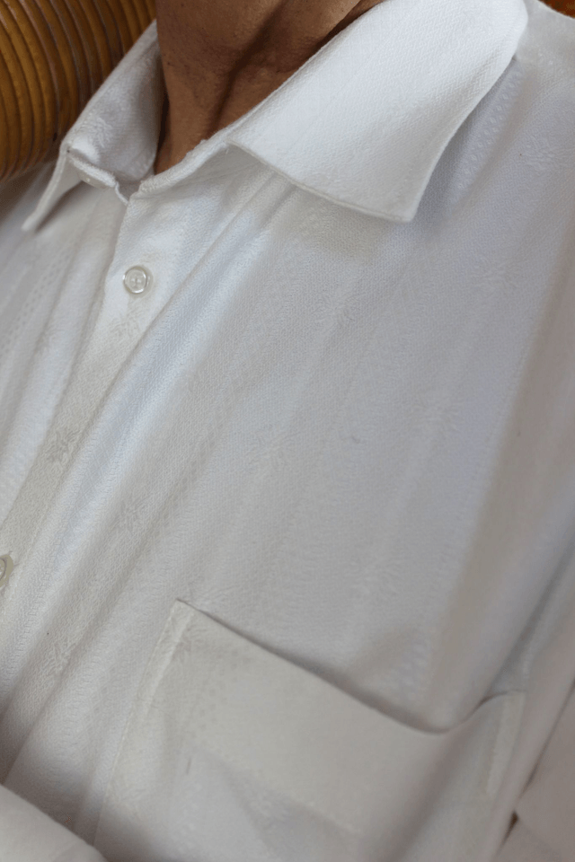 Chemise avec Col L.M Blanc