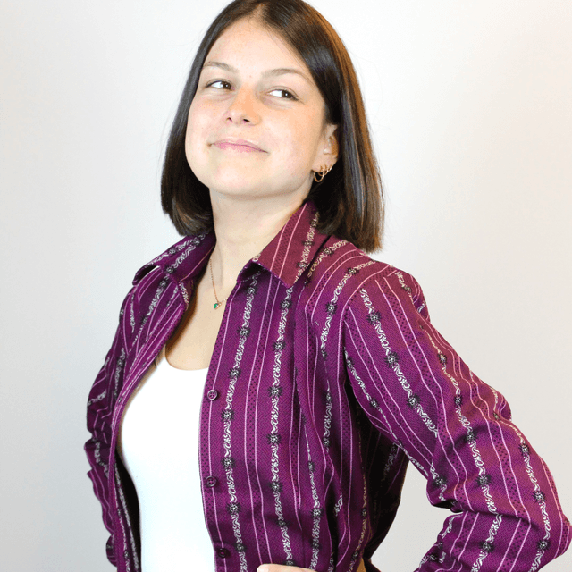 Chemise cintrée - violette 