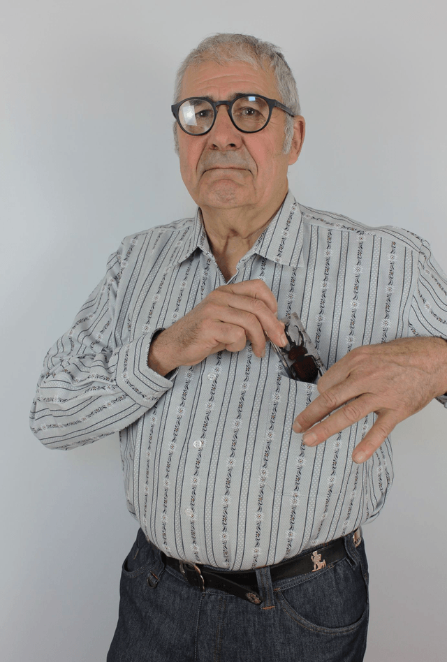 Chemise avec Col L.M Gris