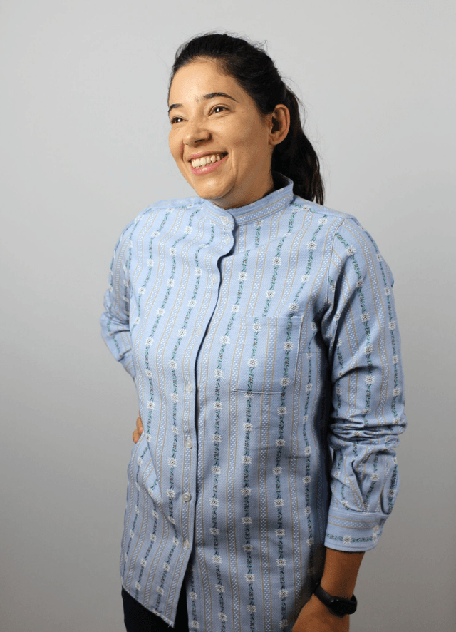 Chemise sans Col L.M Femme