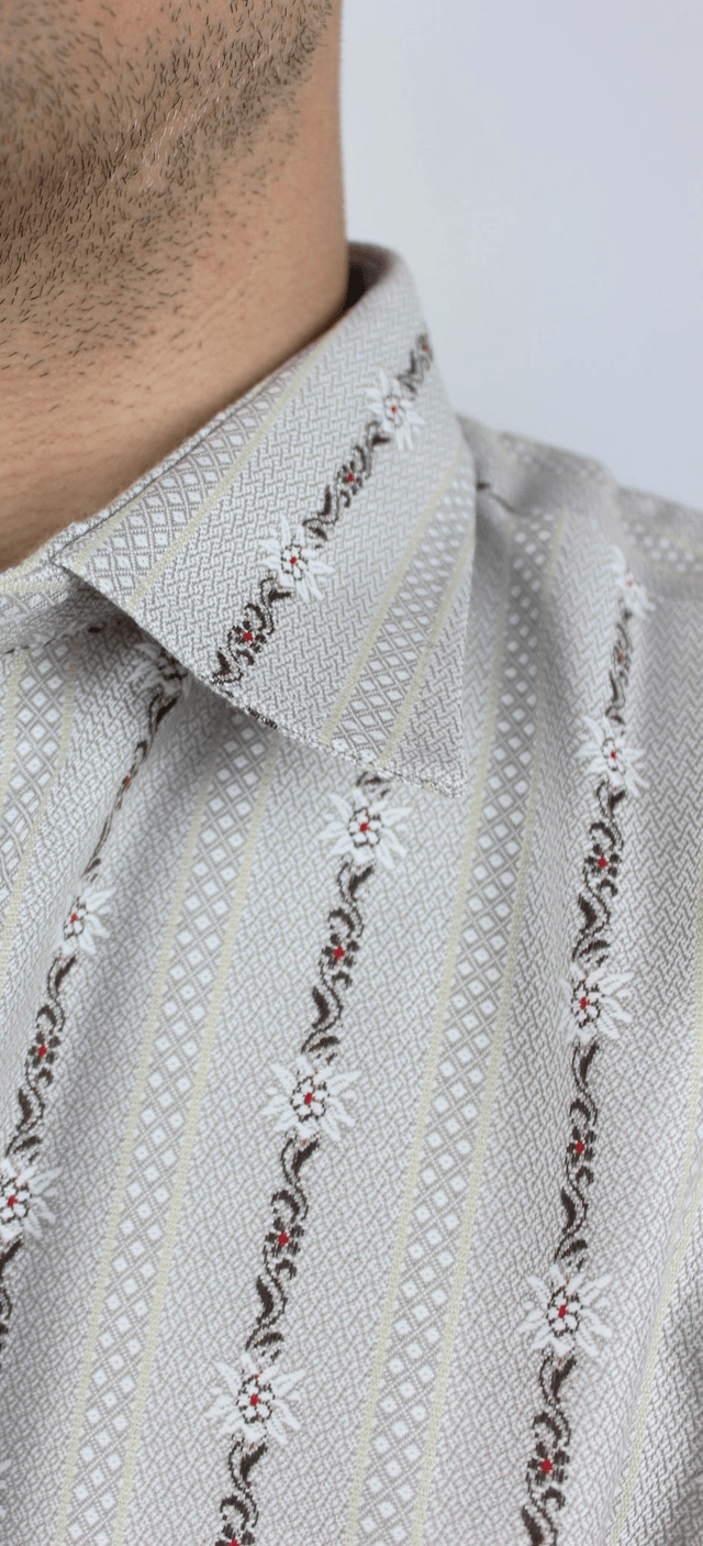 Chemise avec Col L.M Beige