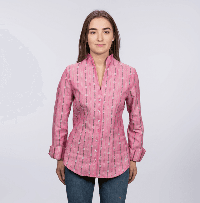 Chemise décolleté L.M Rose