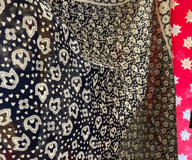 Foulard bleu 78cm