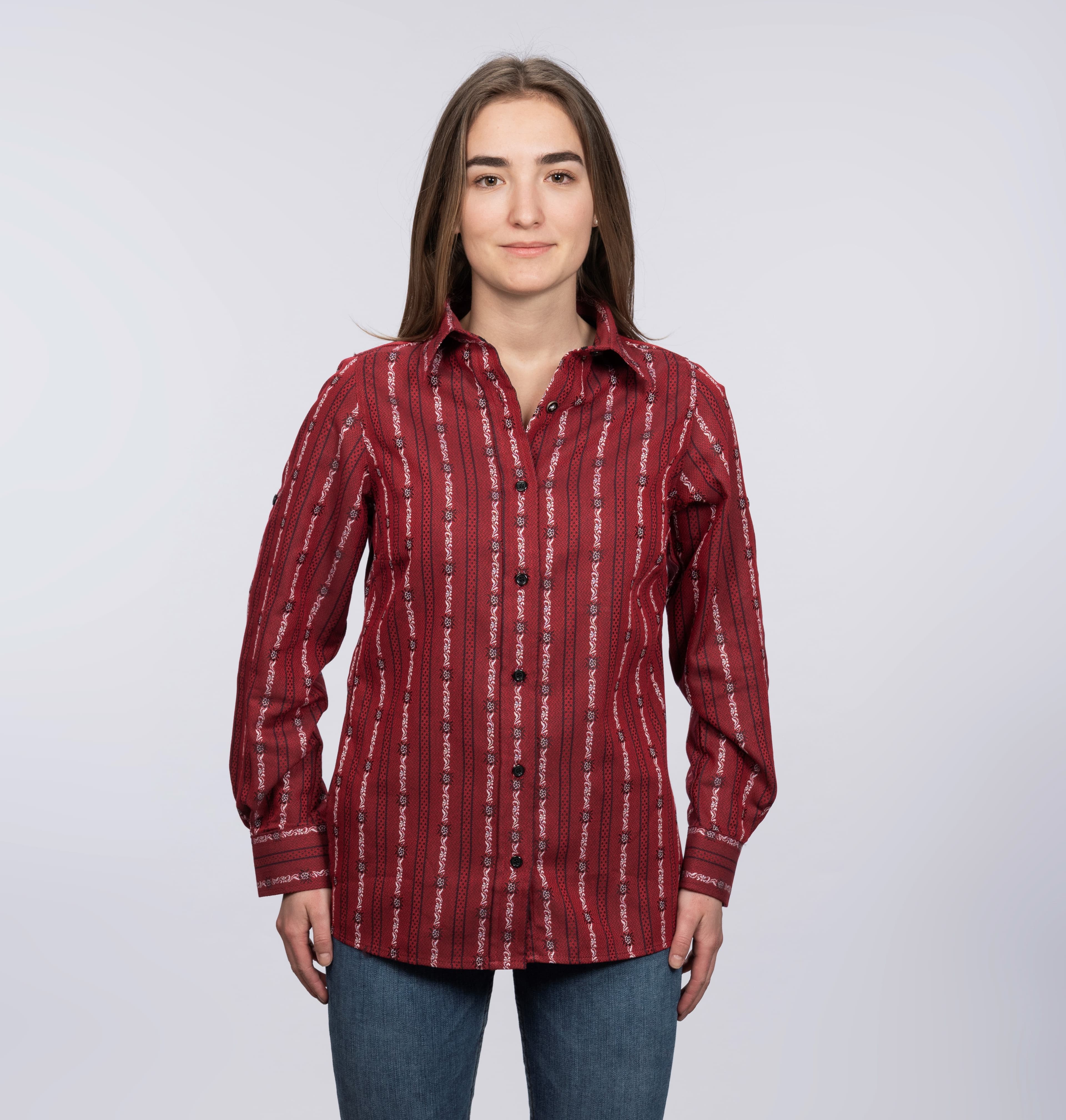 Chemise COOL MAX avec Col L.M Rouge Femme